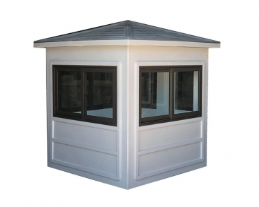 Kích thước lớn 2,3 x 2.3 x 2.6m đủ để lắp đặt giường ngủ hoặc lắp bàn cho 4 người làm việc